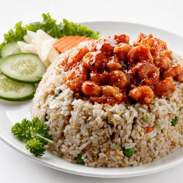 Crawfish Fried Rice.