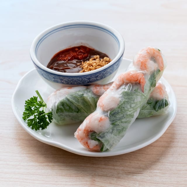 Shrimp Spring Rolls.