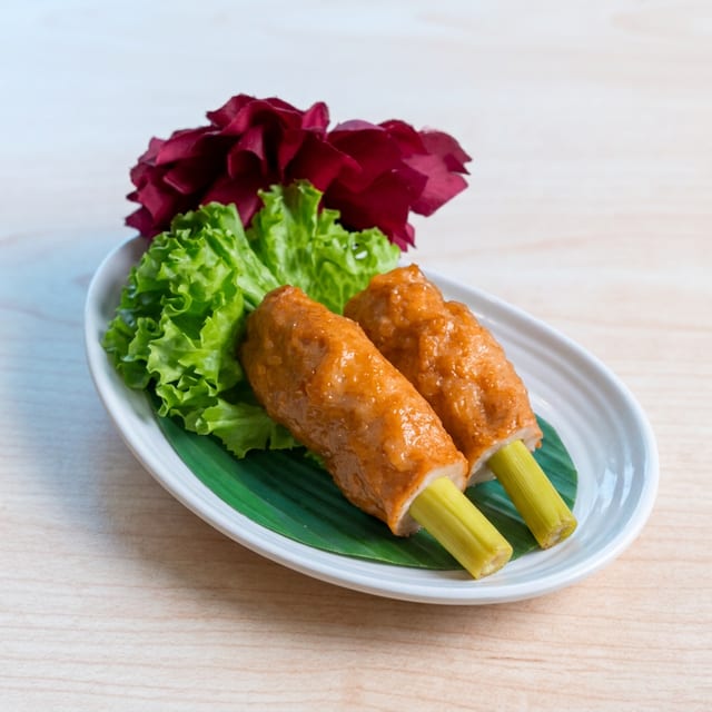 Lemongrass Shrimp Patty.